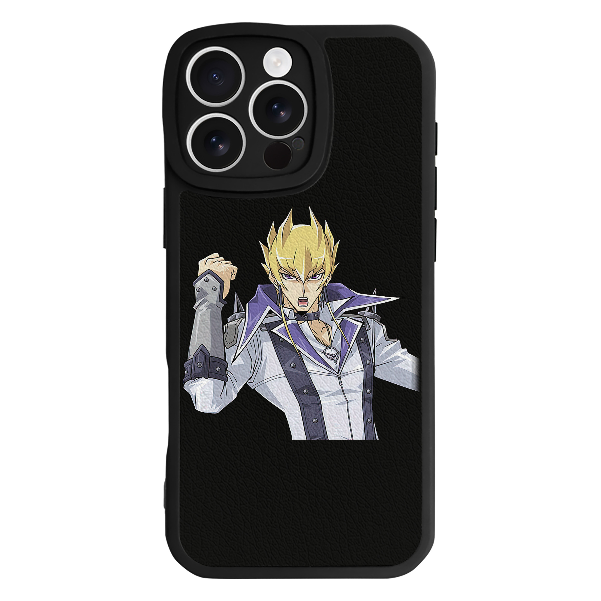 遊☆戯☆王 Yu-Gi-Oh! 【iPhone 16シリーズ対応】シリコンスマホケース（レザー調） 材質：シリコン